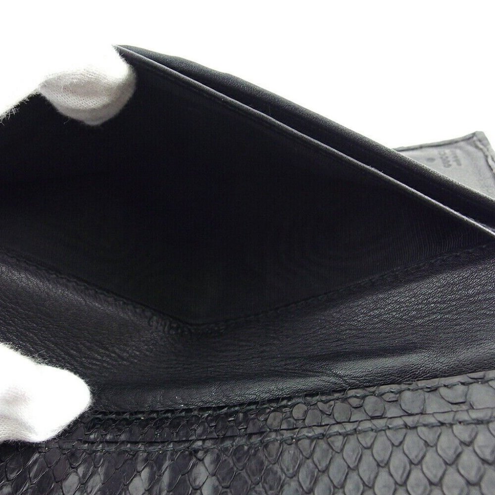 Gucci Long Wallet Python Python Leather Authentic - image 2